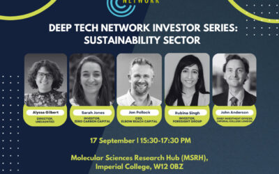 Meet Deep Tech Investors: For sustainability startups and scaleups