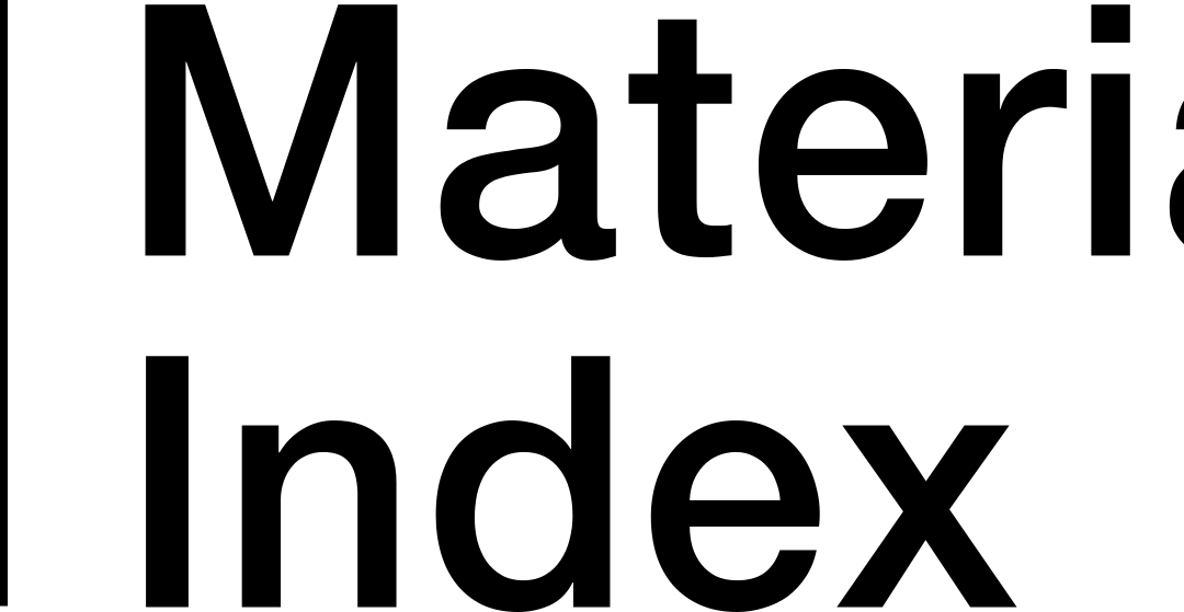 Material Index
