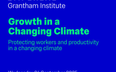 Growth in a Changing Climate: Protecting Workers & Productivity in a Changing Climate