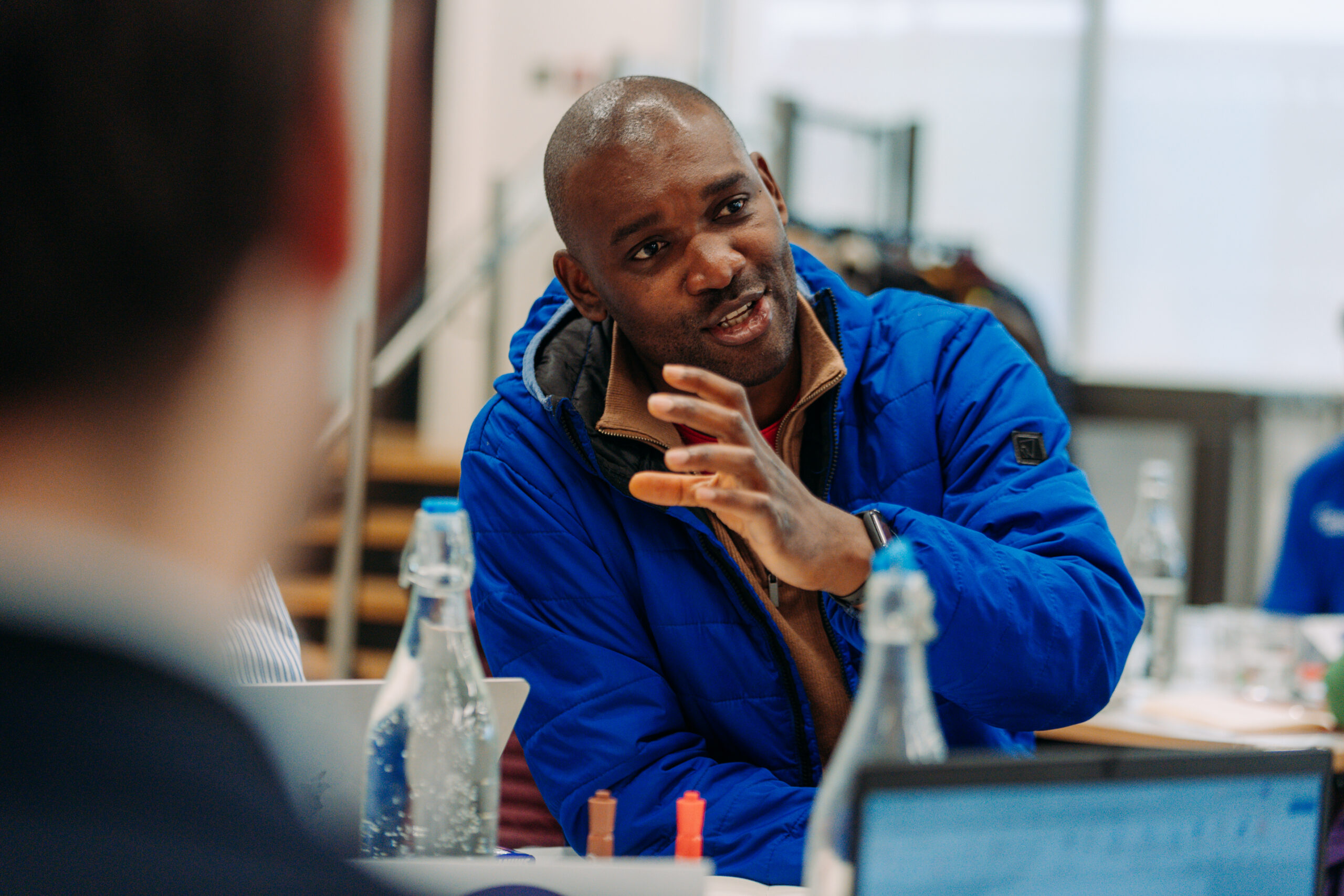 Alain Alban during the Challenge Identification Workshop. Photo by Velvet Green Media