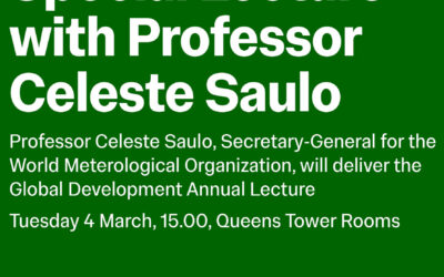Global Development Lab Annual Lecture with Professor Celeste Saulo