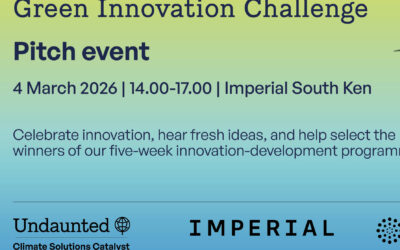 Green Innovation Challenge: Pitch Event