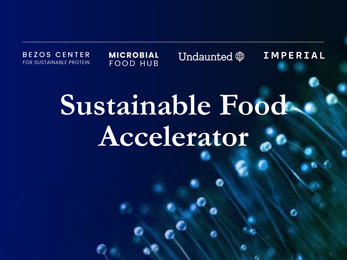Banner: sustainable food accelerator